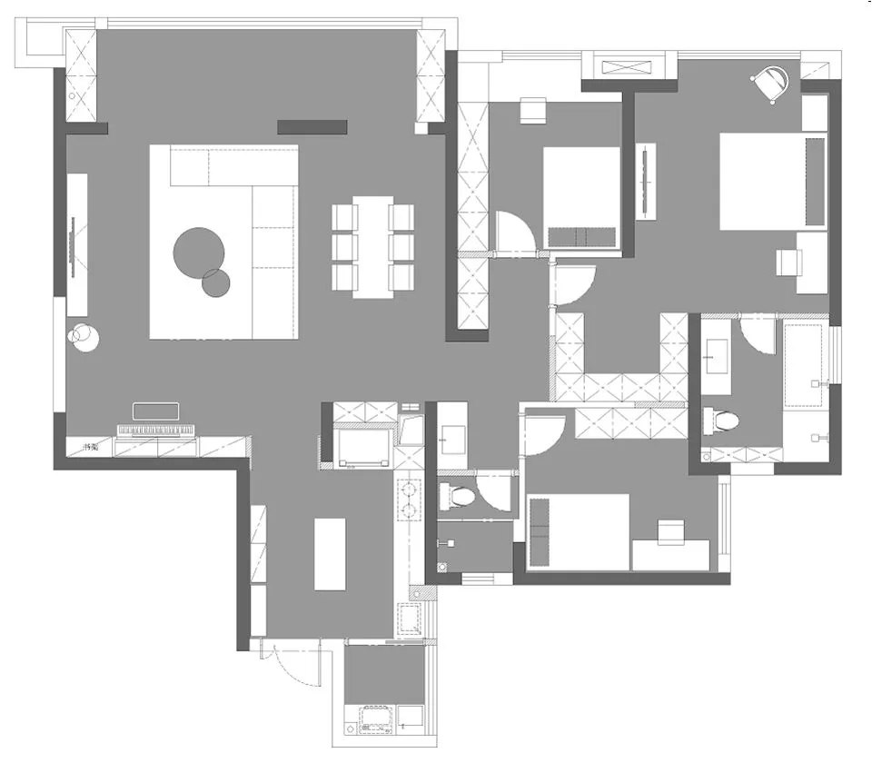 黑白之间 ,恰到好处 DE设计事务所