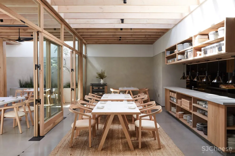 auburn餐厅室内设计,洛杉矶 / Klein Agency