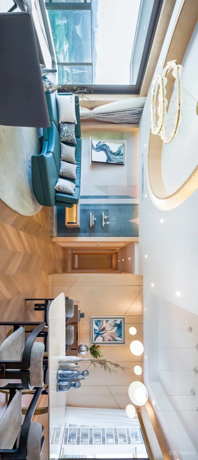 【石头兄弟新作】185㎡城市新标样板间,用自然生态造情趣生活