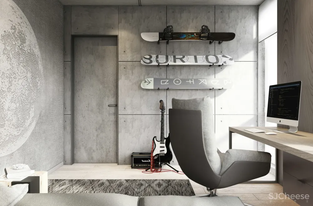 国外超赞的公寓，极简工业风！