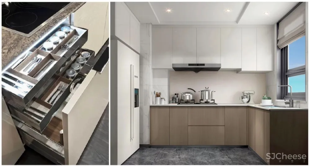 【SDD上达设计新作】140㎡将轻奢与现代融为一体样板间落地设计