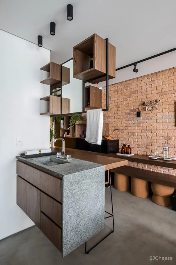 圣保罗一位年轻单身汉的49㎡现代风小公寓 Rafael Zalc