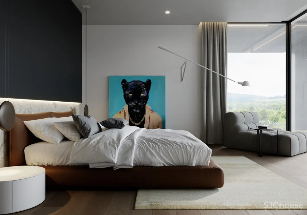 拥有精致庭院和浮动楼梯的高档现代住宅设计 Studioe