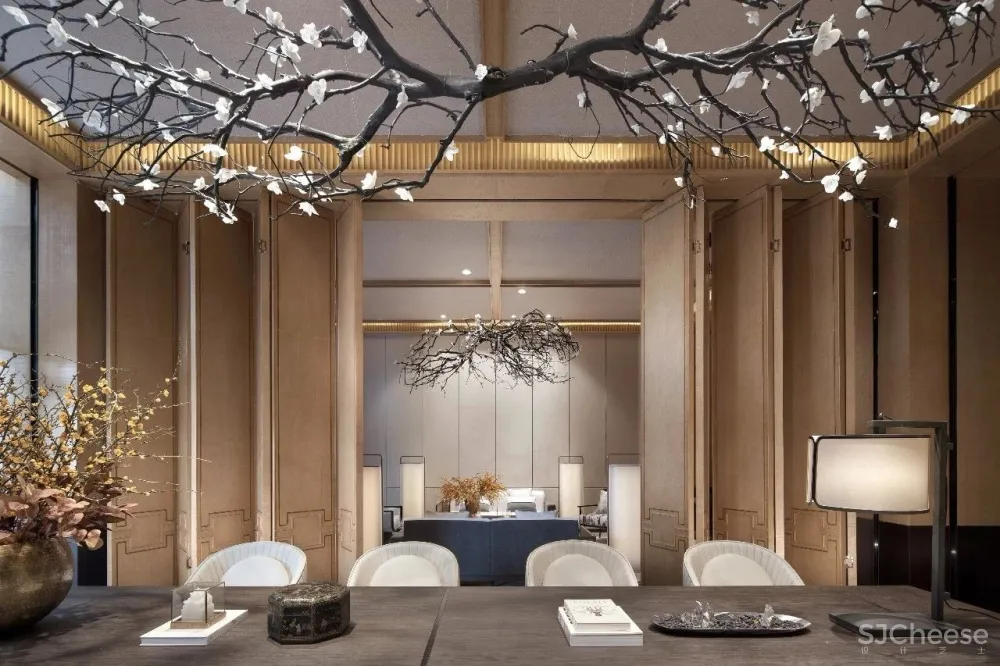 5200 ㎡“无尺度”诗意东方美学售楼中心设计方案