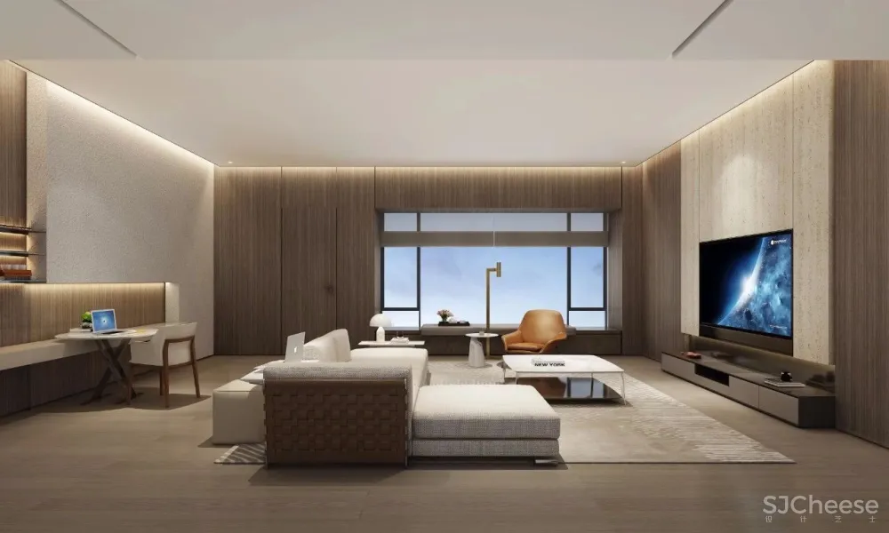 新作 | 775m² 深圳半岛城邦 270° 云海天幕超级顶复,无敌空中泳池