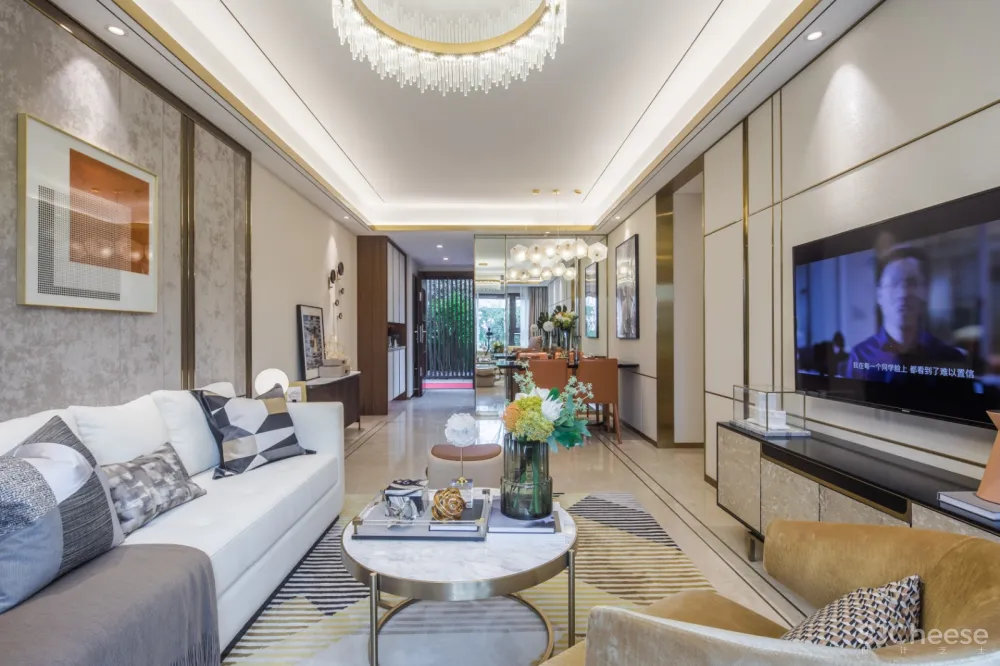 恰到好处的温柔轻奢,三户型品质美学家 SEPD圣易文设计