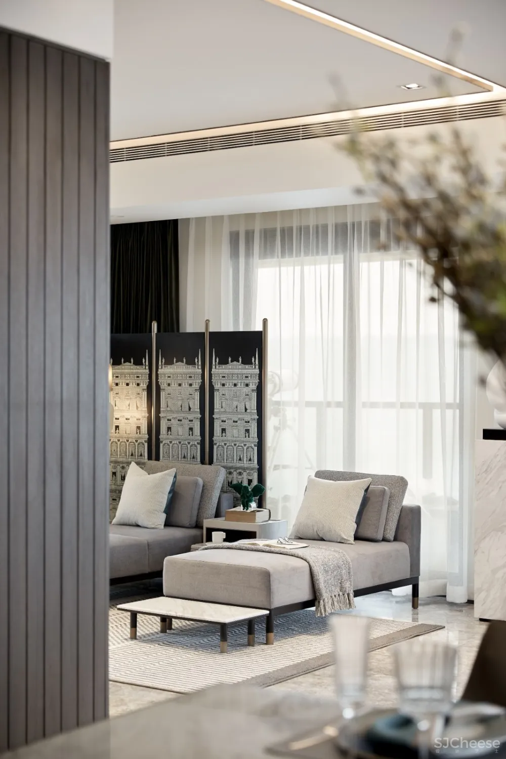 奢华的家要有安静的感觉,能触动心灵深处 | 重庆阳光城檀府31号