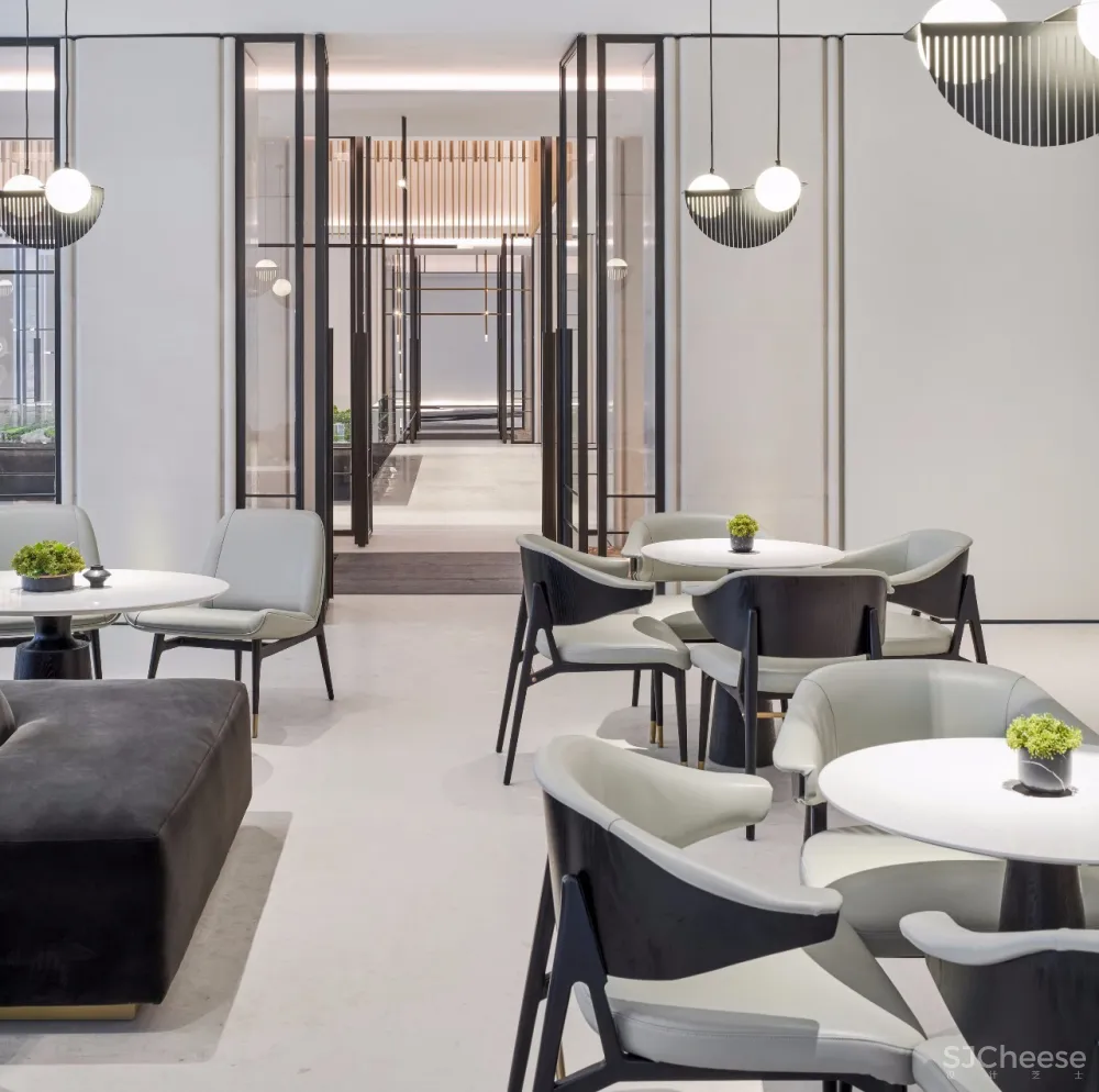 【无间设计最新力作】1200㎡摩登东方营销中心设计落地方案