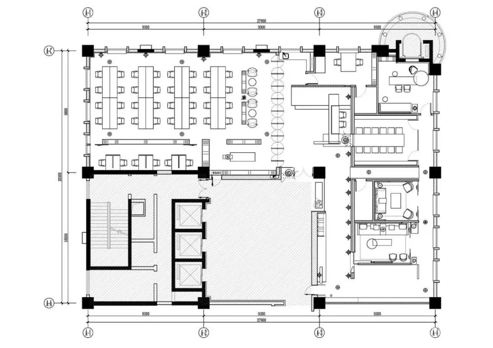 干净、优雅、艺术的办公空间设计