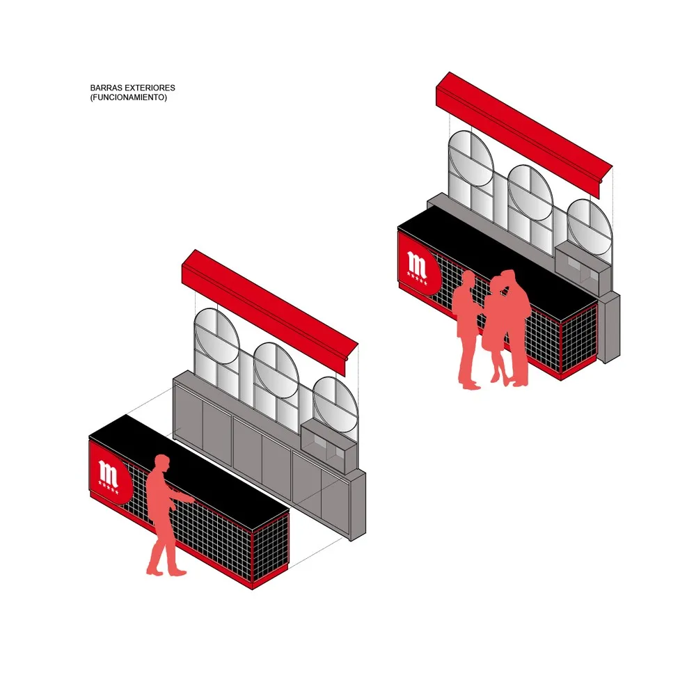 PuertoyMartín | 马德里体育馆工业风格内部设计