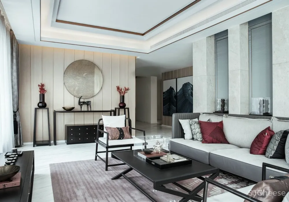 【上上国际新作】 500㎡ 东方意境样板间设计丨最具诗意的格调