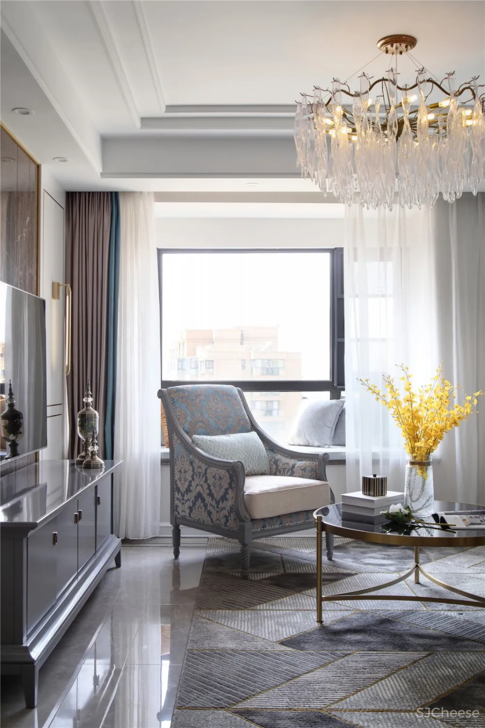 善水湾轻奢风实景 南舍空间设计