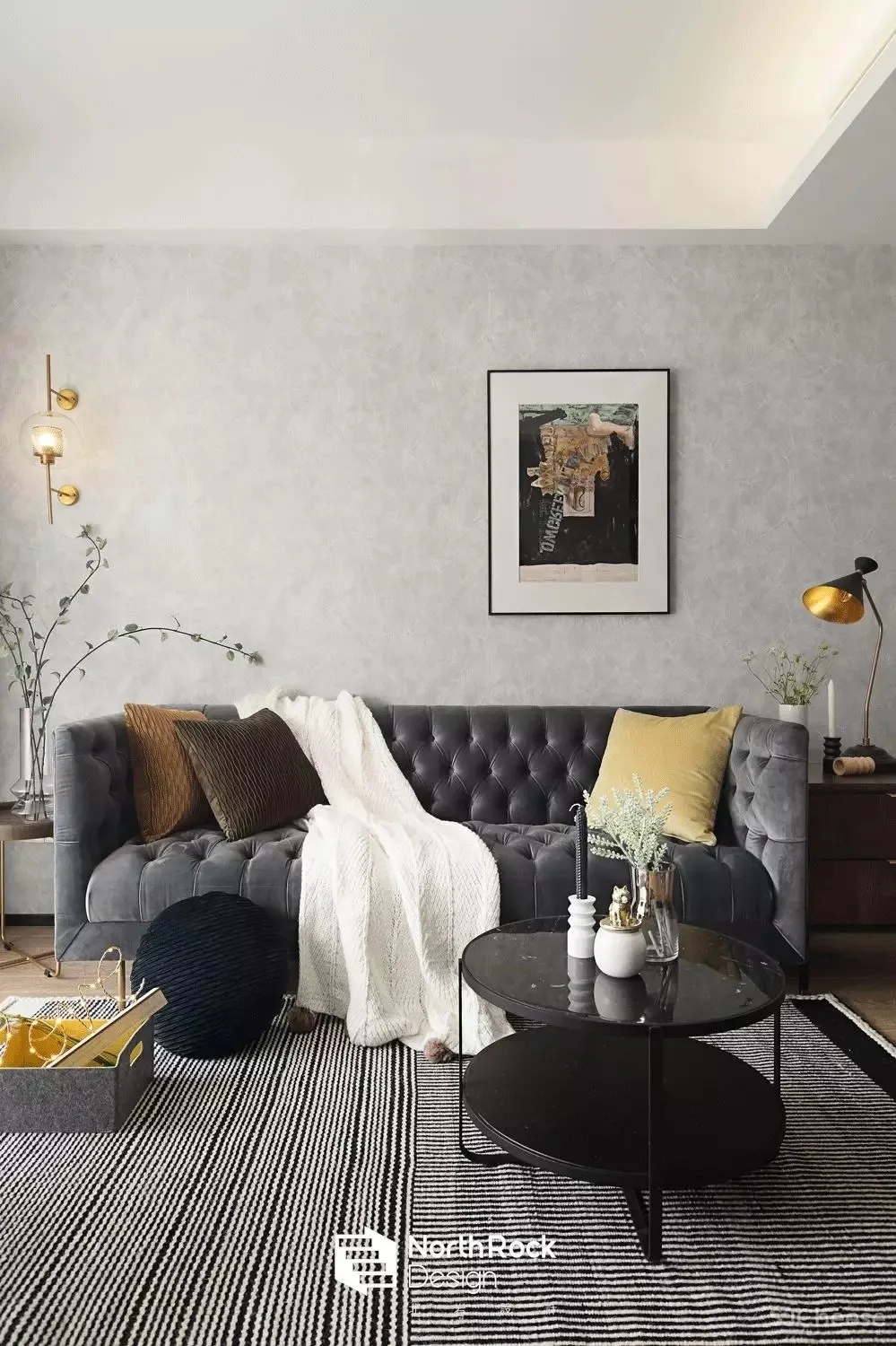 106m²南京·中建国熙台精装改造 北岩设计