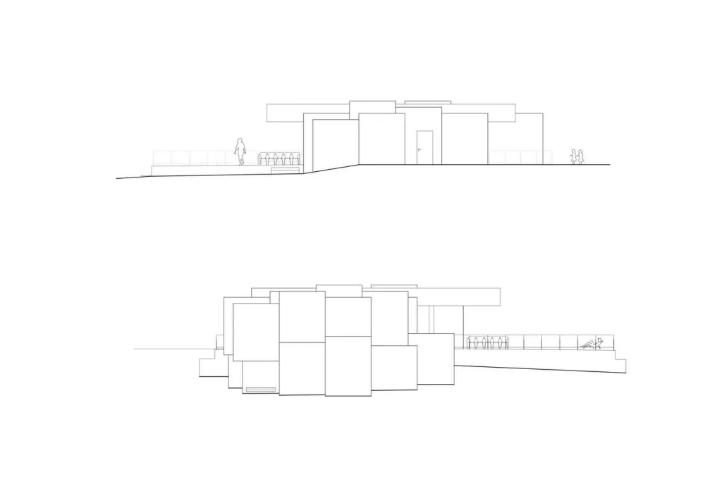 西班牙海滨，打造纯白的T 台别墅 / NOMO STUDIO