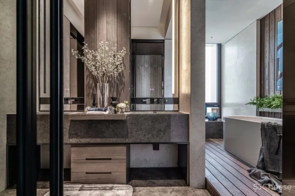 新作 | 775m² 深圳半岛城邦 270° 云海天幕超级顶复,无敌空中泳池