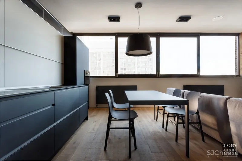 基辅市中心76㎡年轻男士公寓 Sirotov Architects