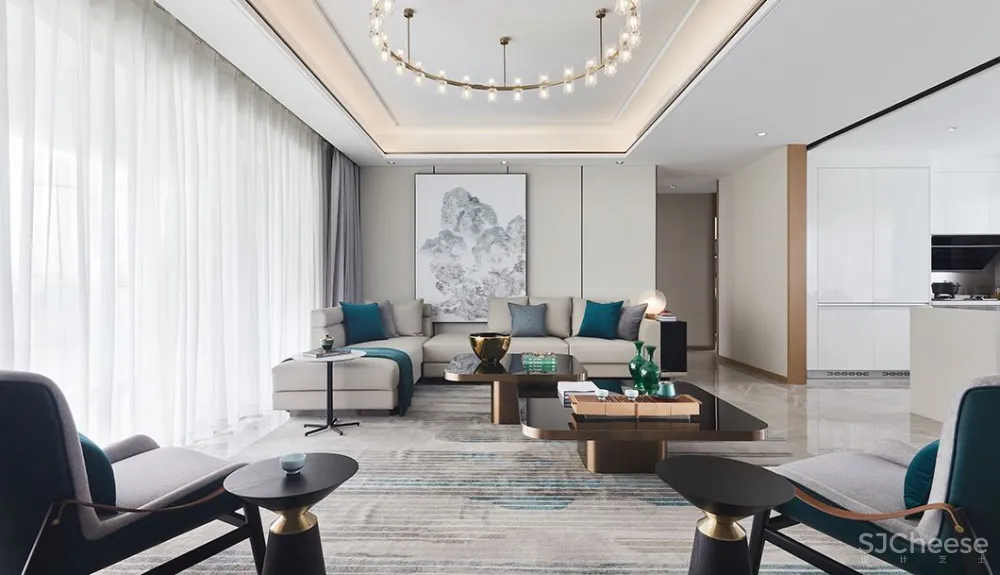 188㎡人文轻奢范,演绎气质非凡的格调! 方磊新作