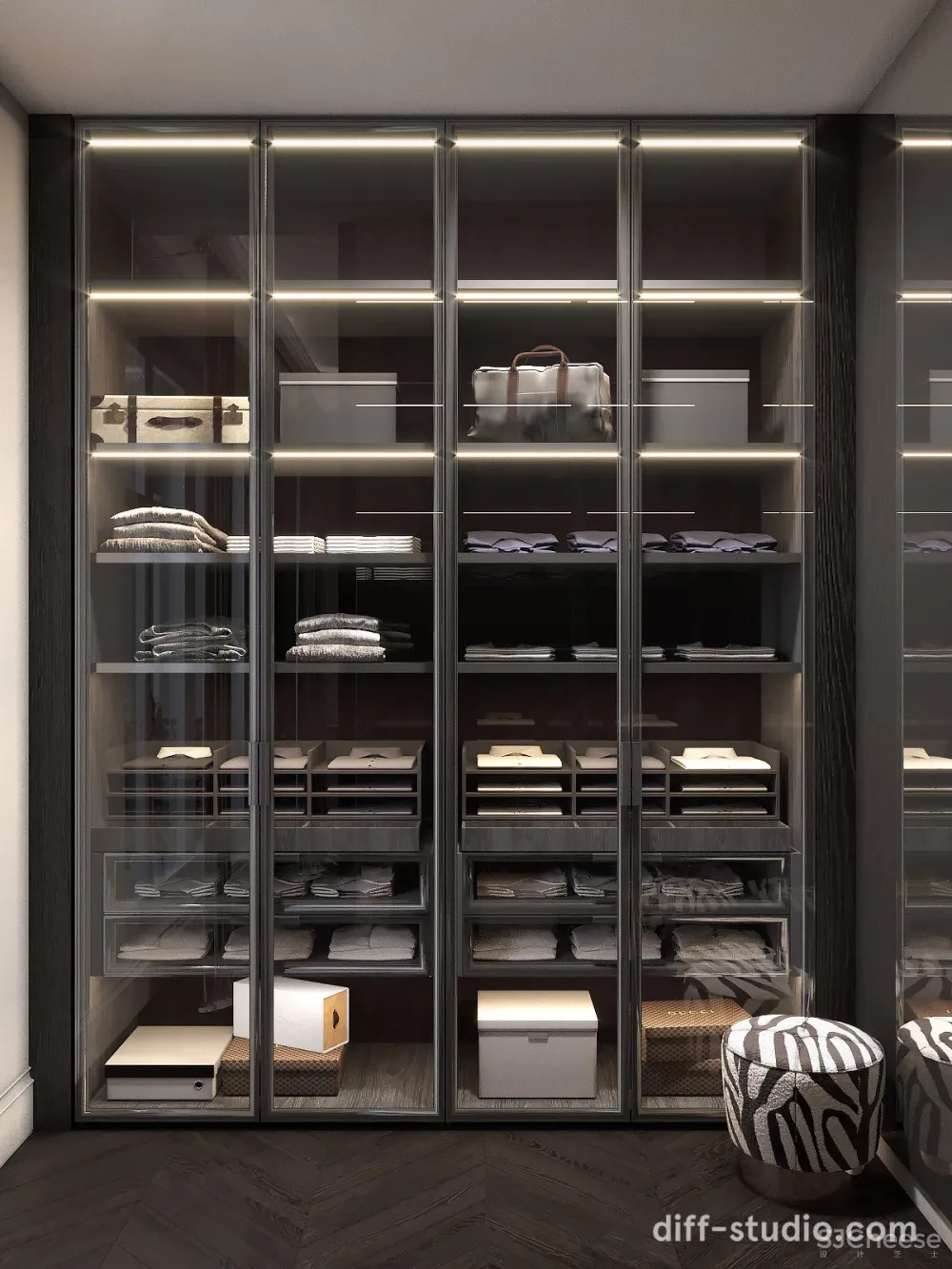 巴黎高级灰质感私宅 Diff.Studio