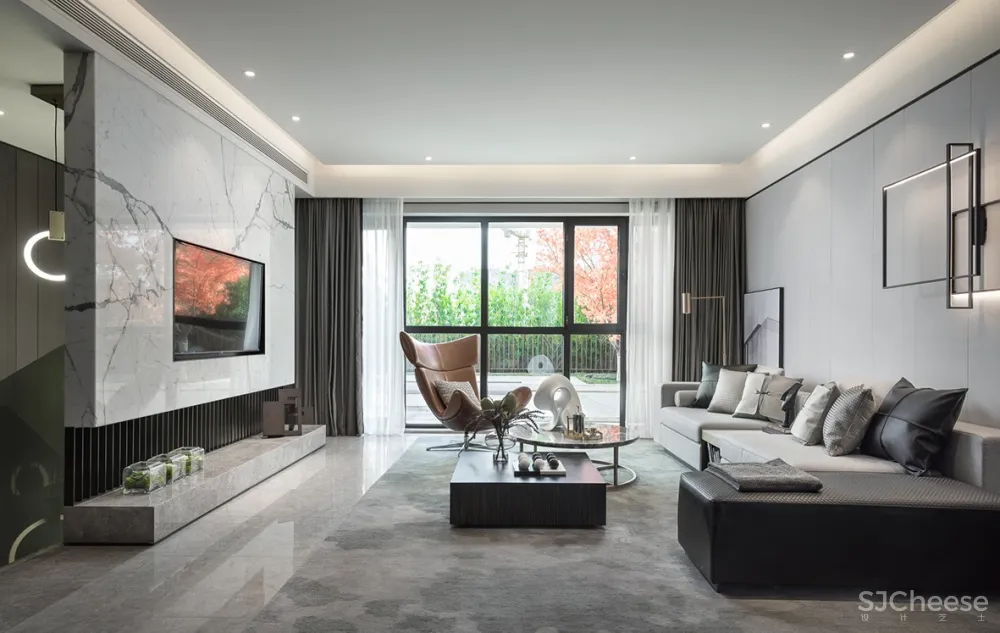 254㎡高级灰顶级样板间设计丨演绎绅士生活格调