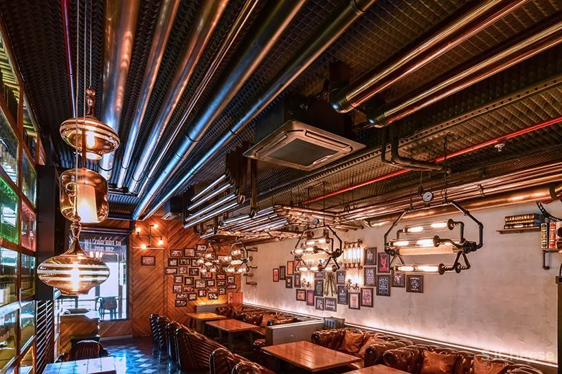 灵感来自炼油厂，refinery 091音乐酒吧 Nexus Design