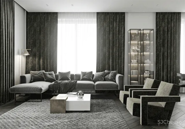 TOL'KO interiors 新作 | 高级灰+大理石