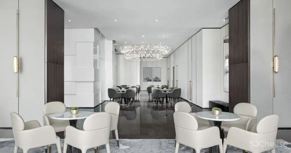 最美高级灰售楼处设计丨别具一格的水墨禅境