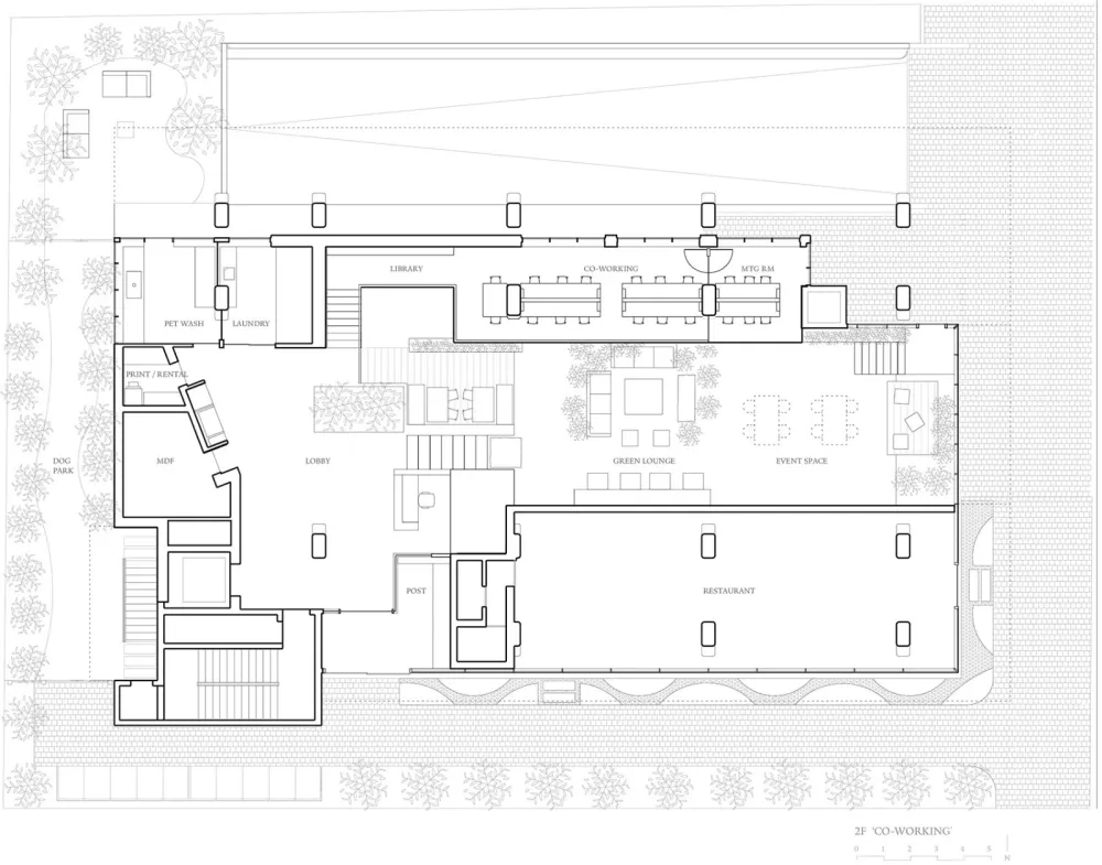 Treehouse青年共享公寓，首尔 / Bo-da Architecture