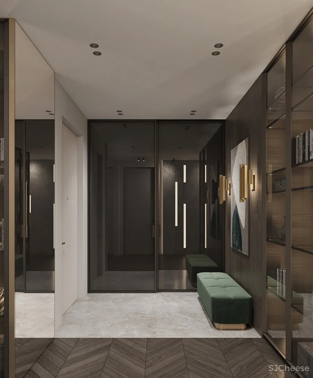 138㎡ 高级灰设计丨营造轻奢之美