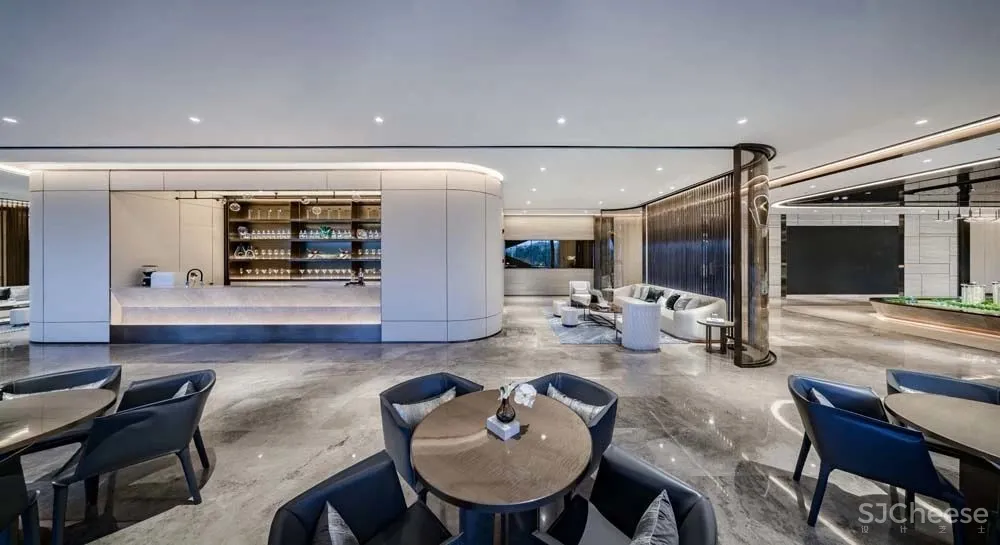 【新作】从建筑、景观、室内、软装四位一体的整体化全方位售楼中心设计