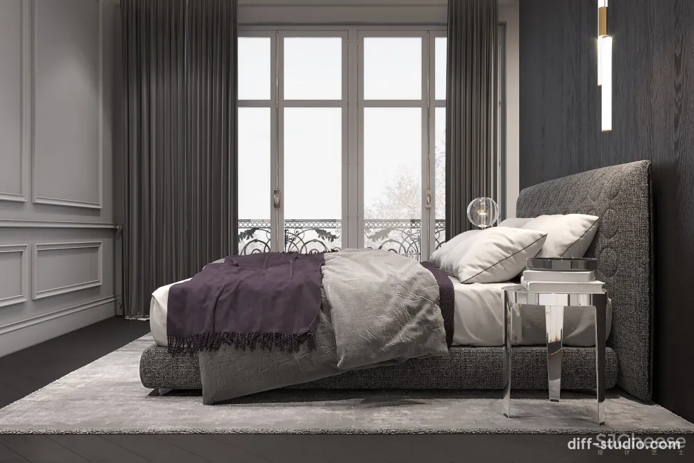 巴黎高级灰质感私宅 Diff.Studio