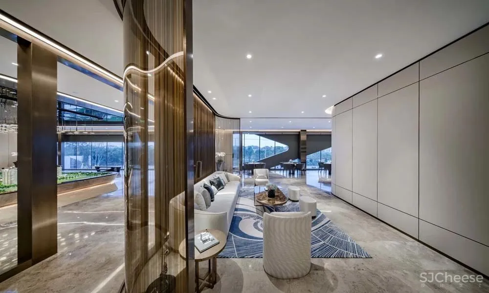 【新作】从建筑、景观、室内、软装四位一体的整体化全方位售楼中心设计