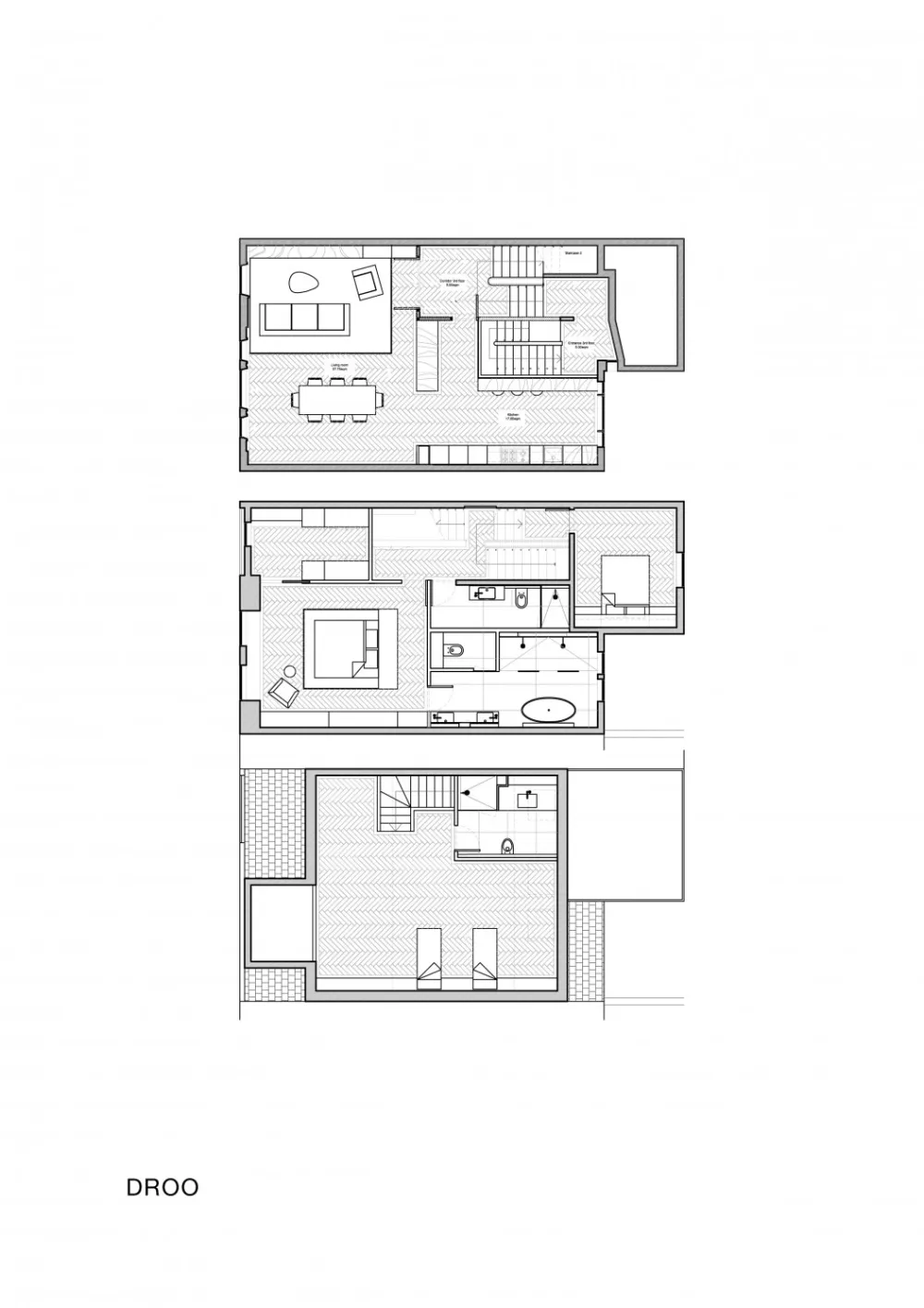 DROO在伦敦创建豪华的联排别墅