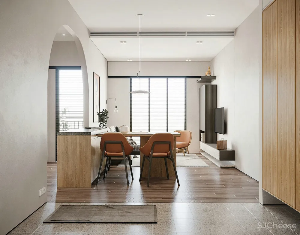 橙色系北欧风小清新设计 Trang Le