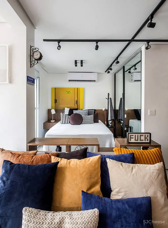 圣保罗一位年轻单身汉的49㎡现代风小公寓 Rafael Zalc