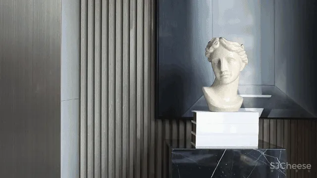 501㎡高雅简奢别墅样板间丨整个空间都弥漫着一种对艺术充满热爱