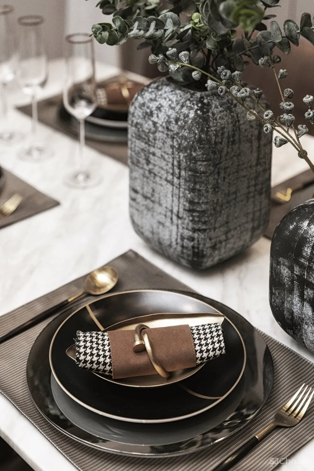 将轻奢与现代融为一体，中海望京府140样板间 SDD上达设计