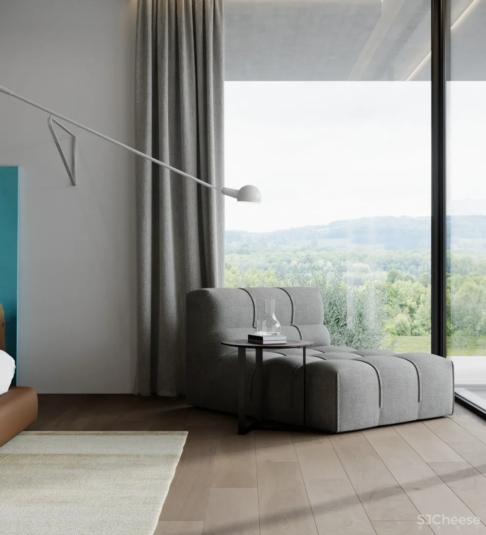 拥有精致庭院和浮动楼梯的高档现代住宅设计 Studioe