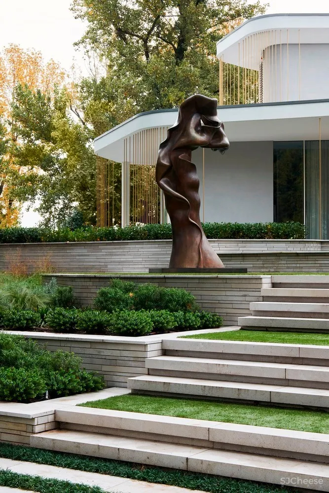 929㎡ 的别墅外墙这样设计丨美极了