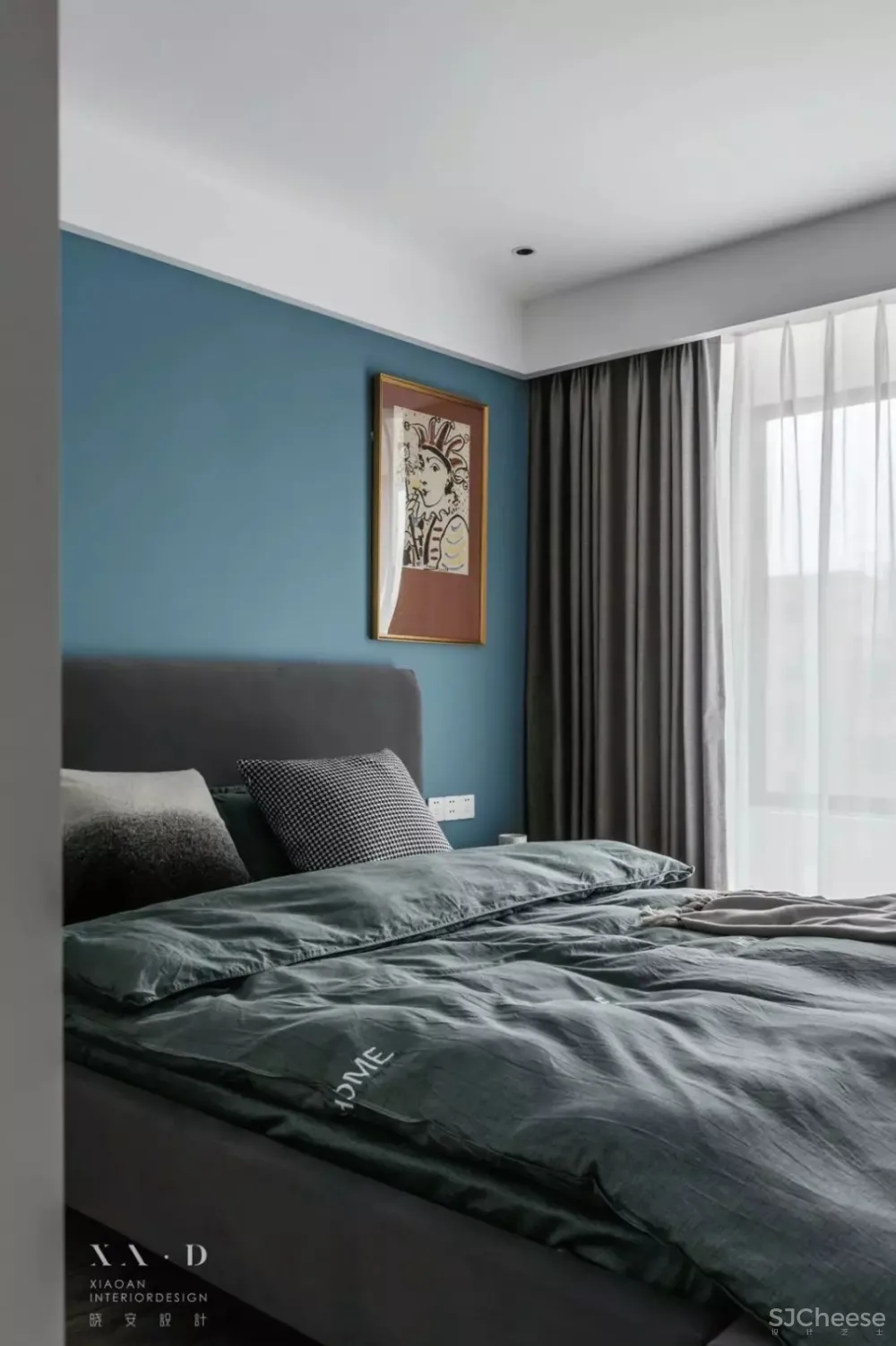 《蓝染》145㎡弥漫浪漫气息的家 晓安设计