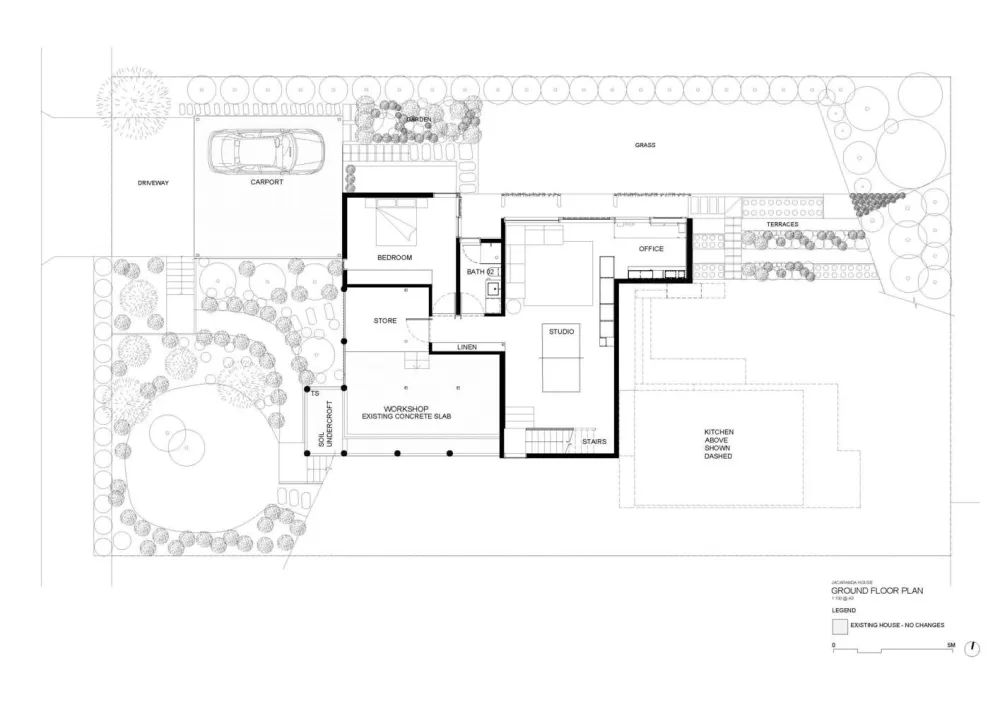 蓝花楹之家，白色住宅体现南澳风情 / SP Studio