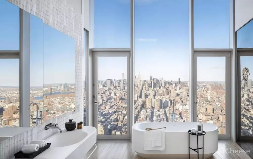 售价2亿的顶层公寓丨装修的不像精装房