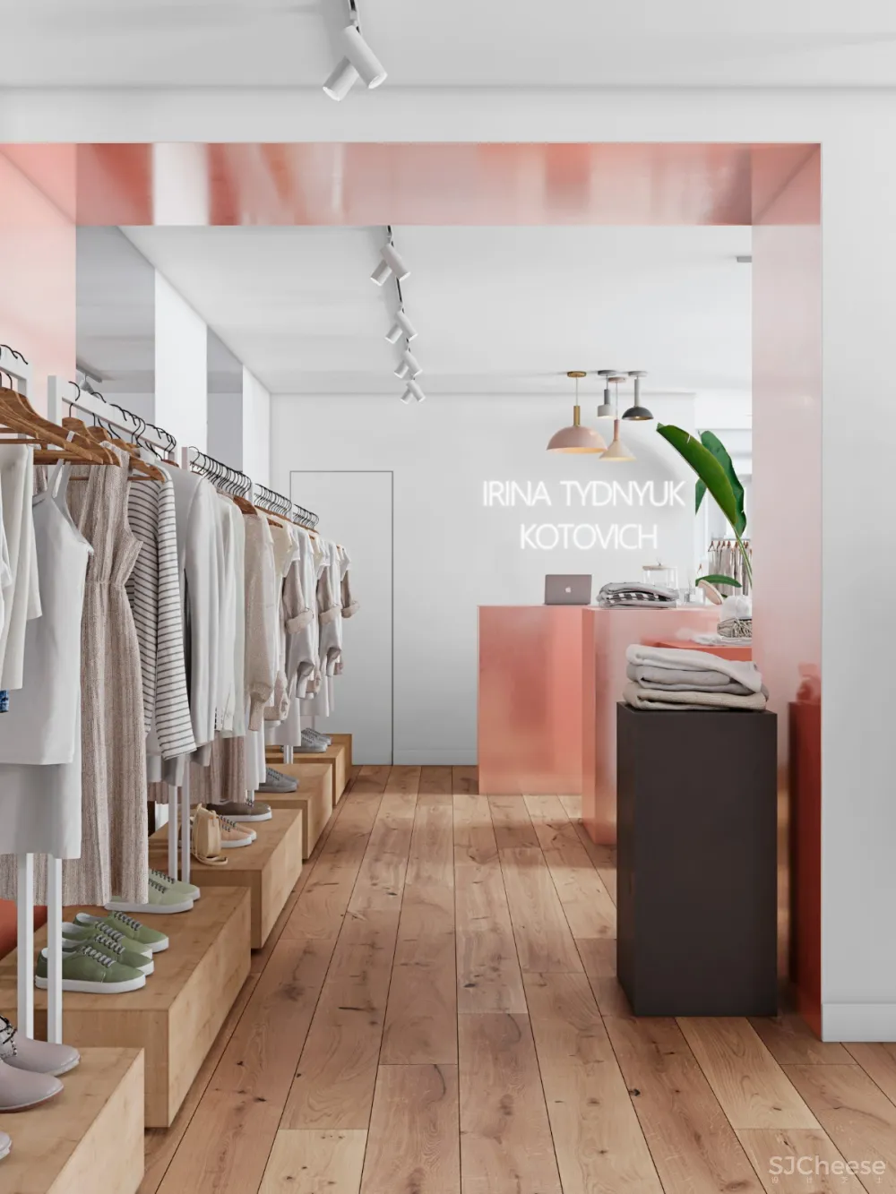 55m²乌克兰北欧风服装店 Nagornaya Julia Smirnova Maria