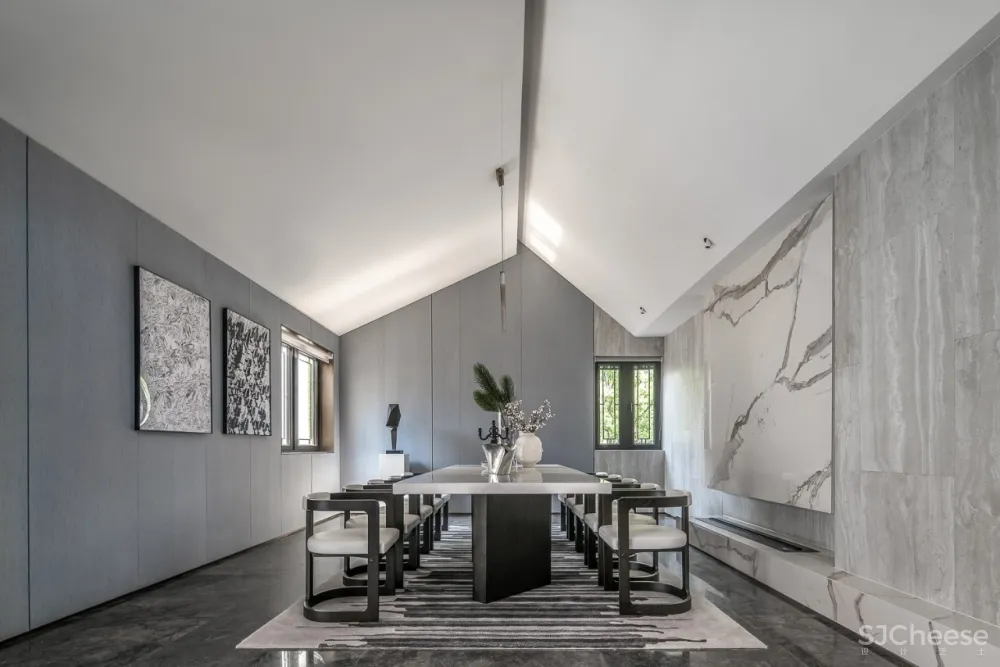 集艾设计 LSD联袂新作 1000㎡ 纯粹主义 顶级豪宅设计落地方案