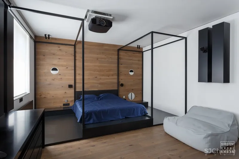 基辅市中心76㎡年轻男士公寓 Sirotov Architects