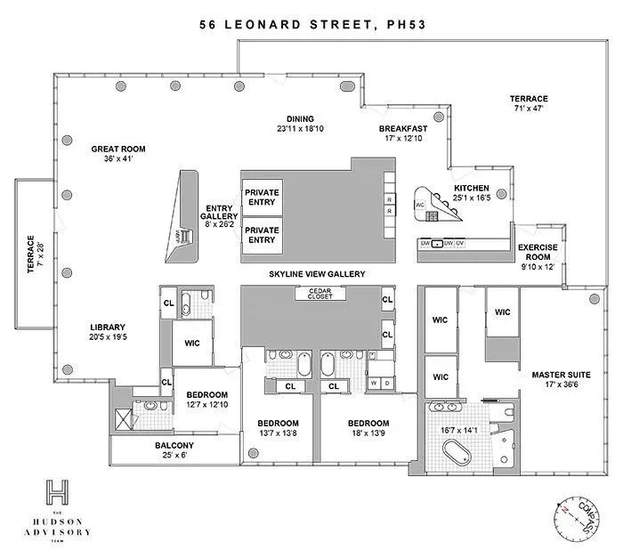 售价2亿的顶层公寓丨装修的不像精装房
