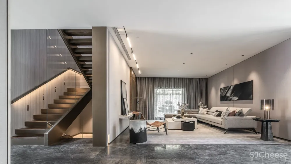 【集艾设计 & LSD联袂新作】1000㎡ 纯粹主义 顶级豪宅设计落地方案