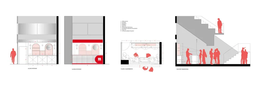 PuertoyMartín | 马德里体育馆工业风格内部设计