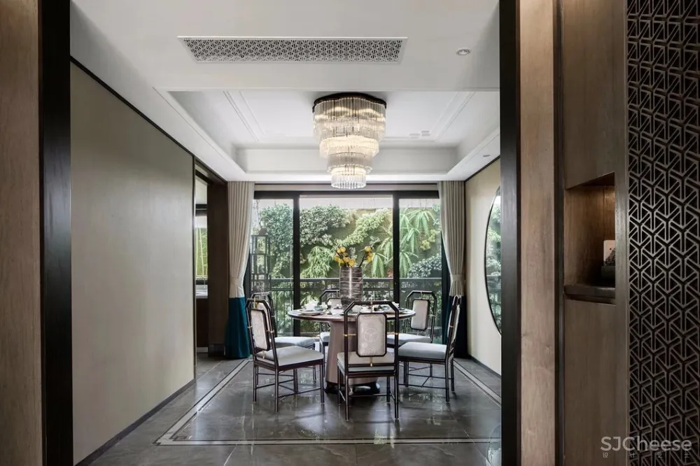 两套很赞的新中式样板间设计丨探索中国文化的源头