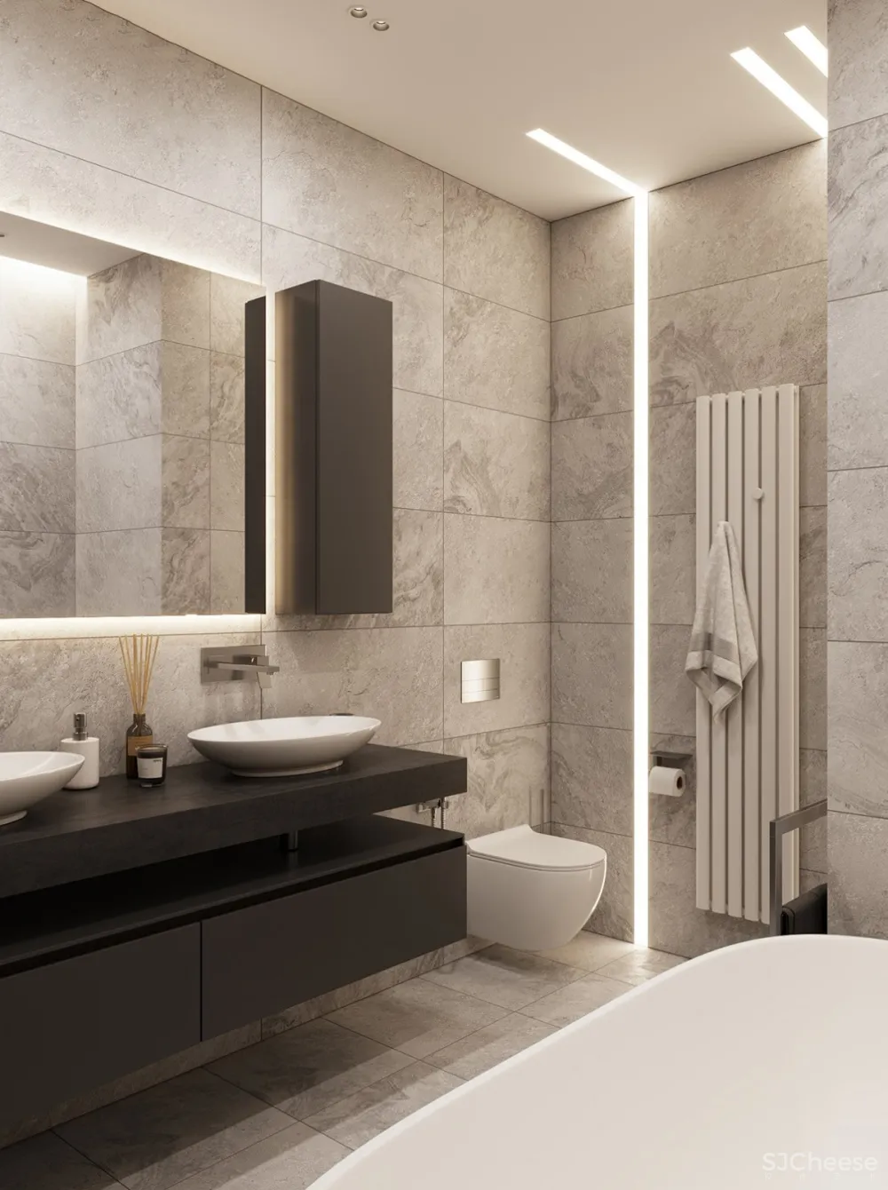 138㎡ 高级灰设计丨营造轻奢之美