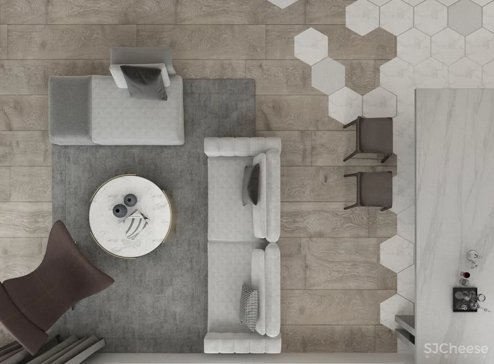 厦门春江郦城LOFT.小空间也有大尺度